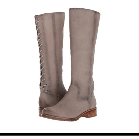 Sofft Shoes - Sofft Sharnell Leather Tall Boots grey size 8